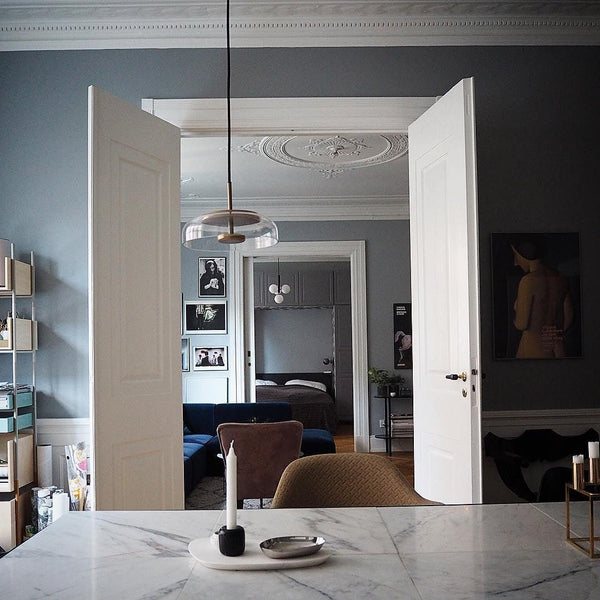 Solara - Glaspendelleuchte mit integrierter LED