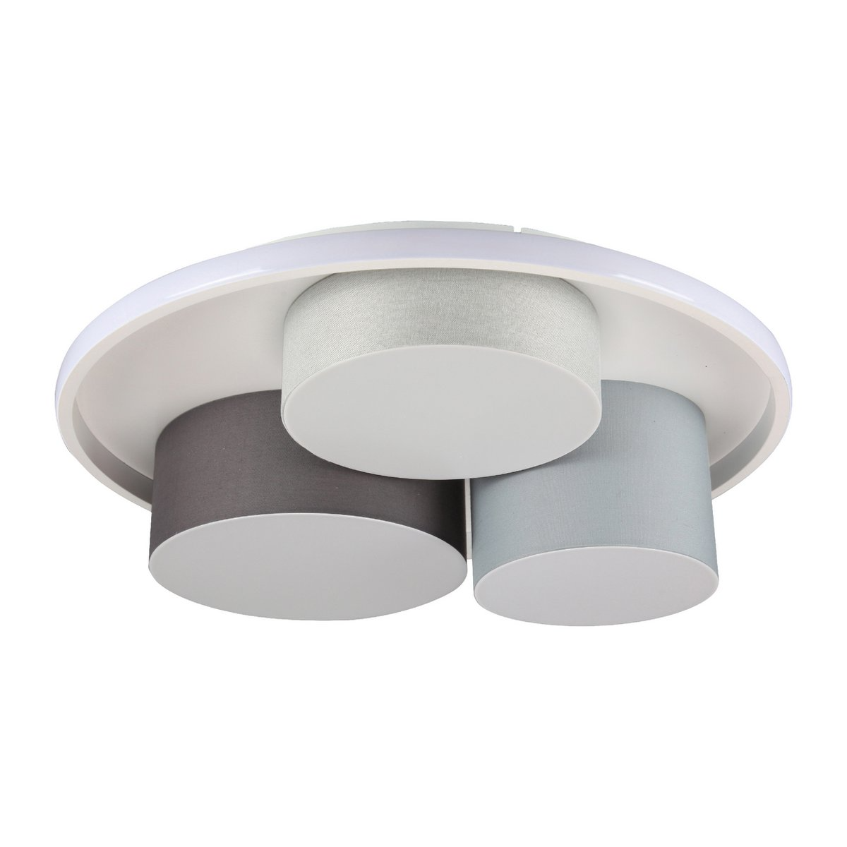 Lucero - LED-Deckenleuchte Ø 56 cm mit Ventilator