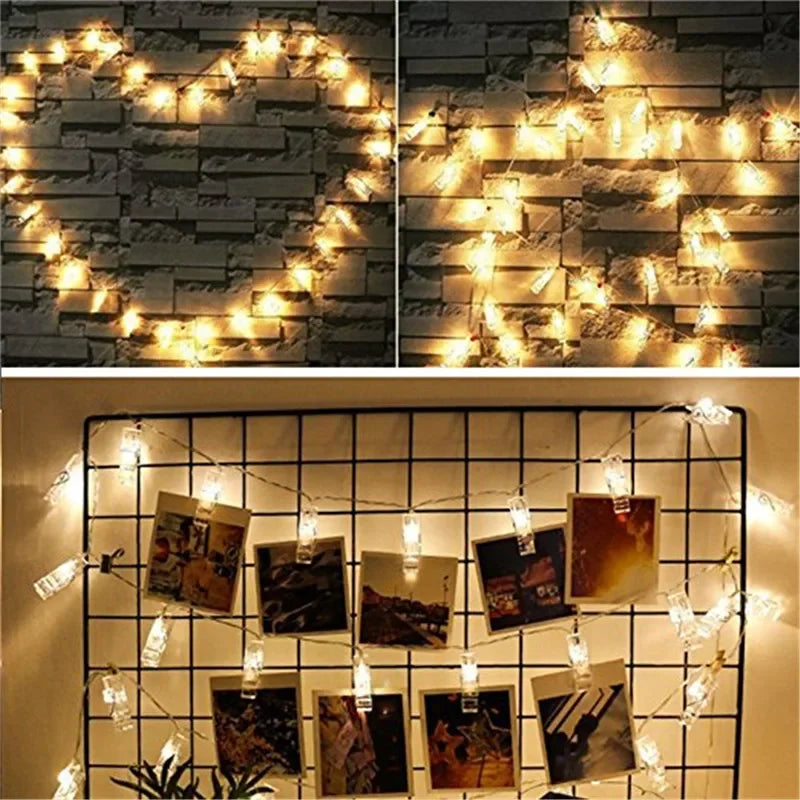 Girla - LED-Lichterkette mit Fotoclips