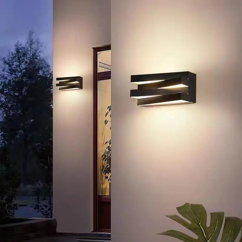 Vortia - LED-Außenwandleuchte IP65 aus Aluminium und