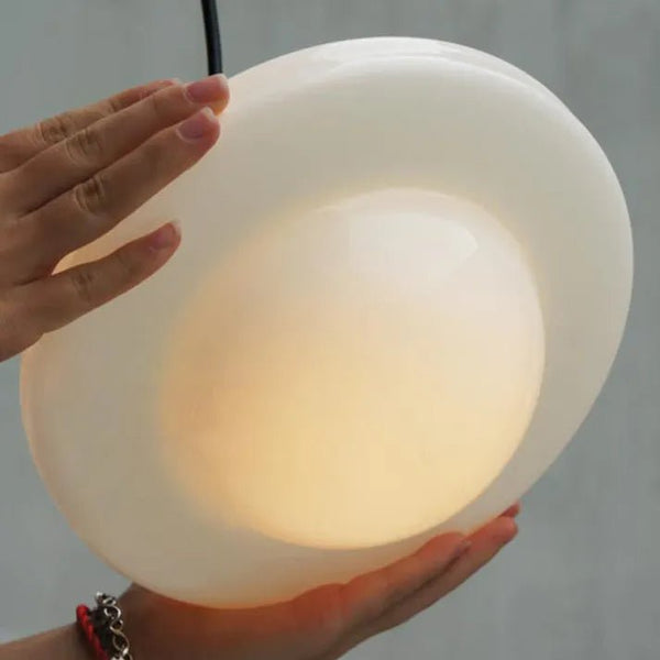 Orbita - Vintage-Pendelleuchte aus mattiertem Glas
