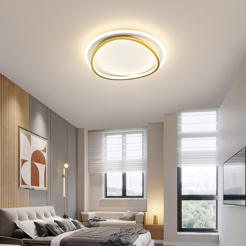 Stella - Moderne LED-Deckenleuchte, schwarz und gold
