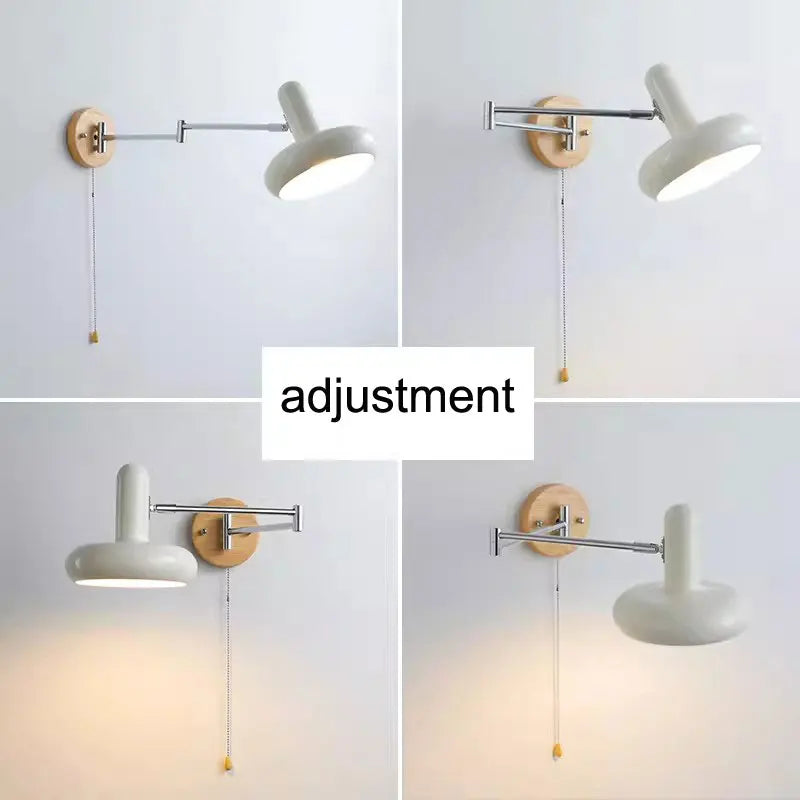 Lumera - Vintage Teleskop-Wandleuchte mit Schwenkarm