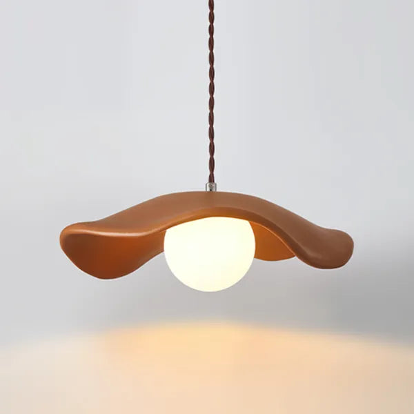 Wabi - Sabi Pendelleuchte für Esszimmer, Lotusblatt-Design,