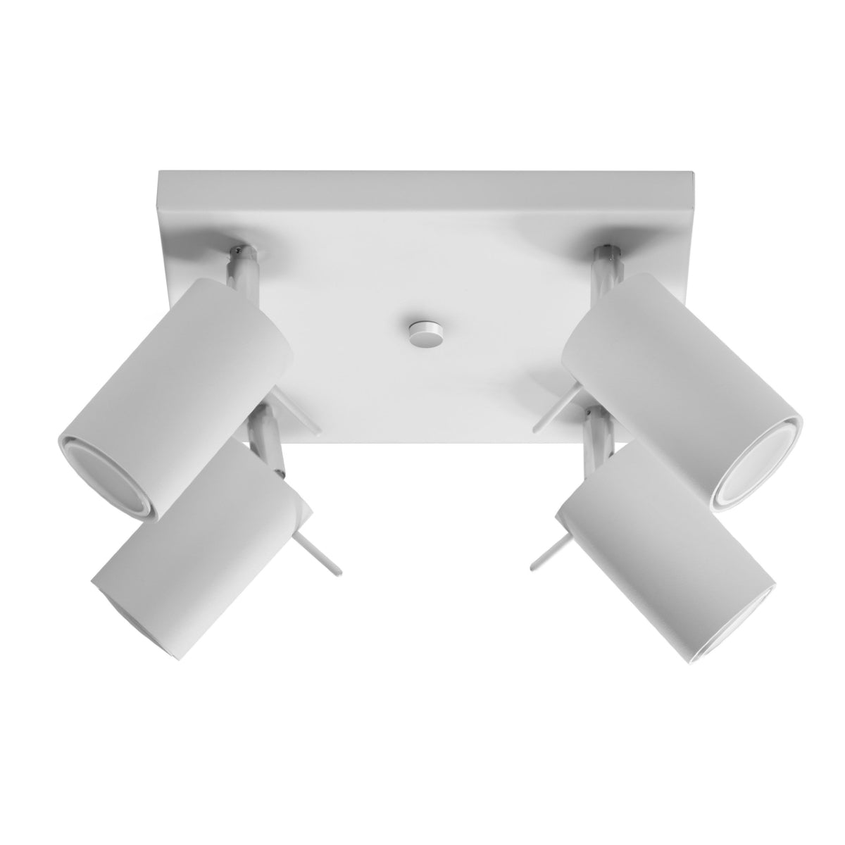 Ring - Deckenleuchte Ring 4 Weiß aus Stahl 25×25 cm