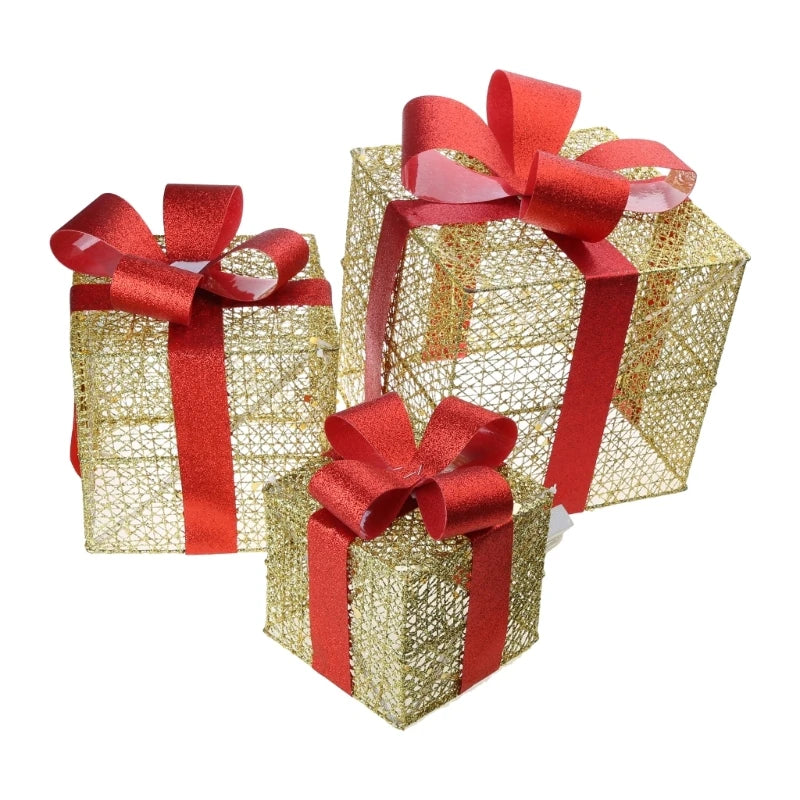 Beleuchtete - Geschenkboxen, 3er-Set