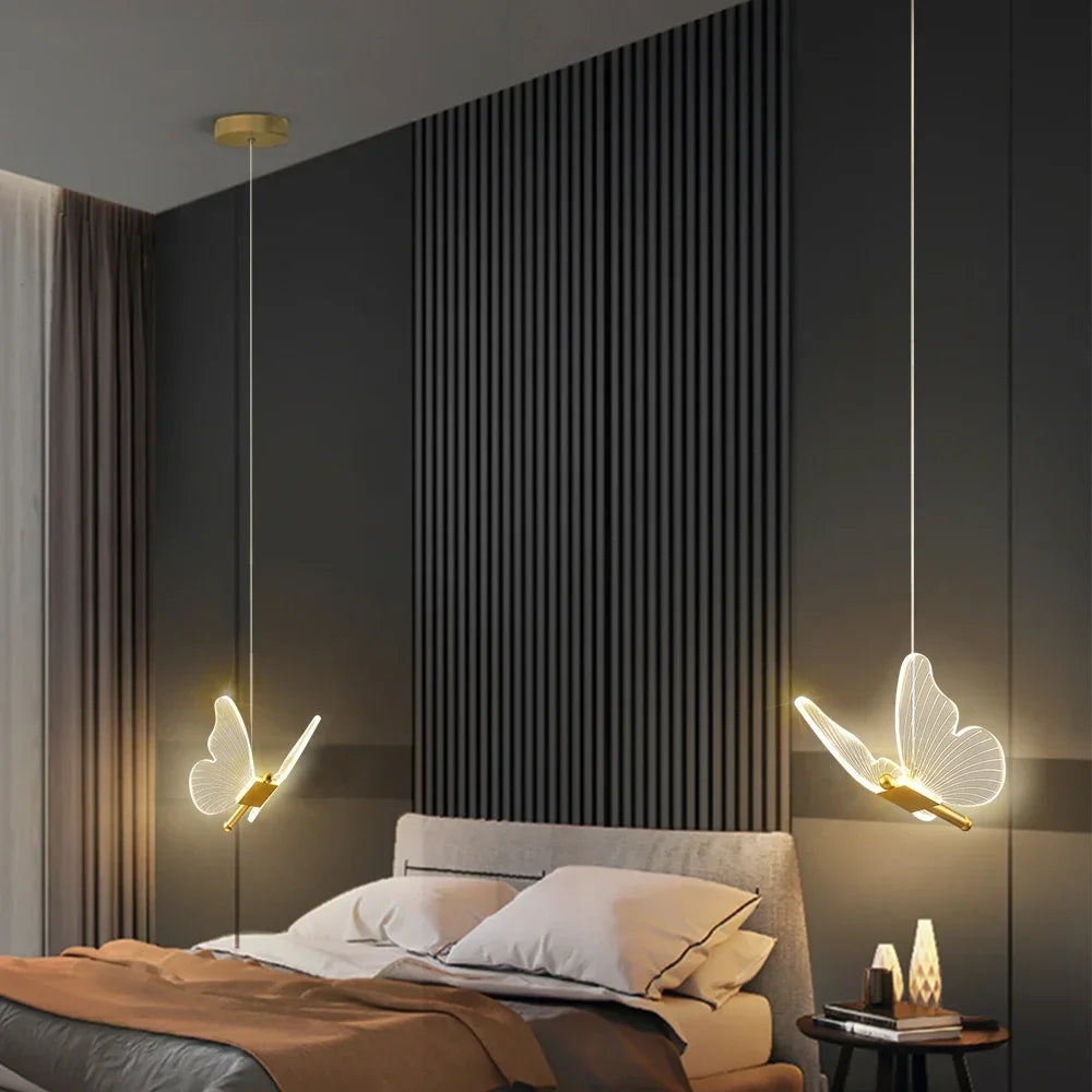 Schmetterlingsdesign - LED-Pendelleuchte,