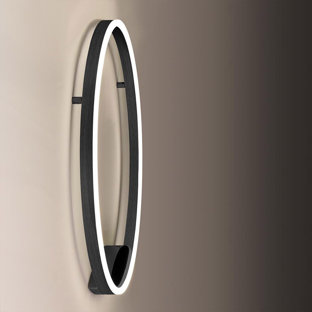 Skapetze - LED Ring 100 Wand- und Deckenleuchte, Chrom