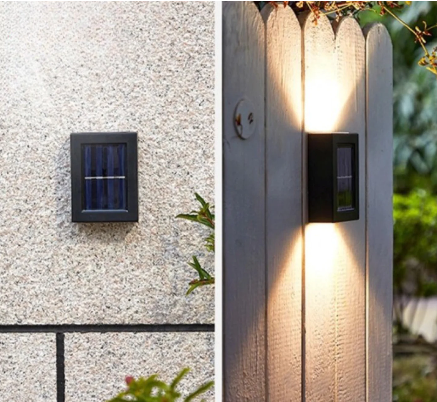 Patio - Kabellose LED-Solarwandleuchte IP65