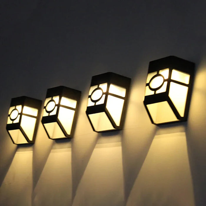 Zonne - LED-Wandleuchte