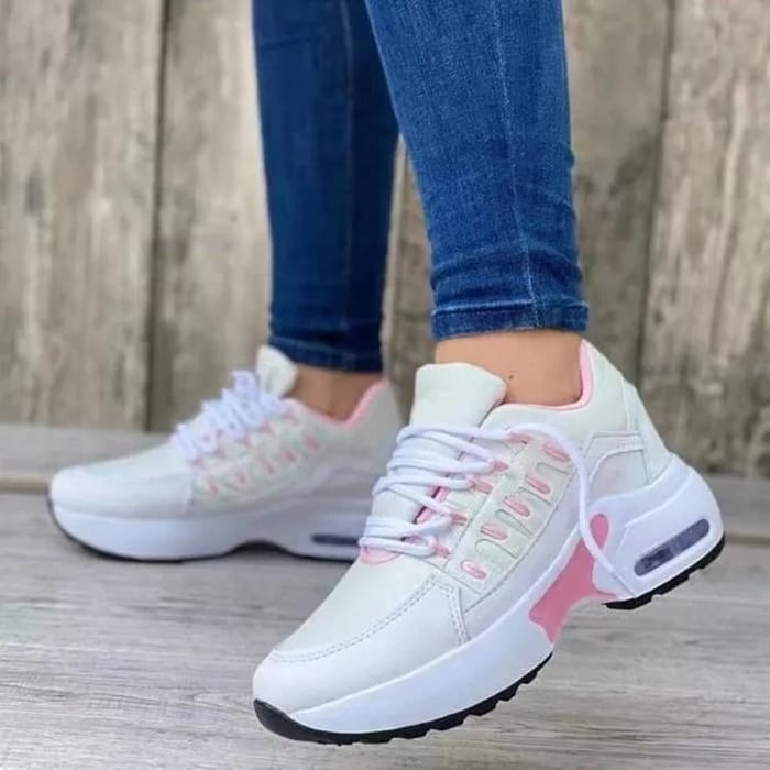FlexTread - Schnürsneaker mit runder Spitze und flexibler Gummisohle