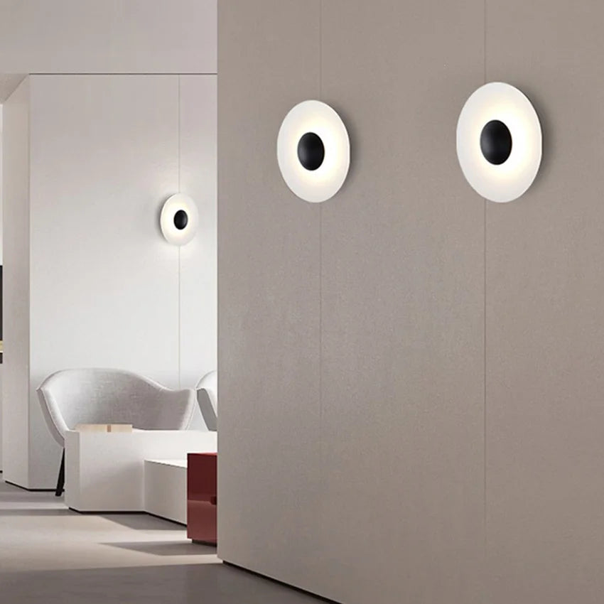 Lumera - Runde LED-Wandleuchte im skandinavischen Design