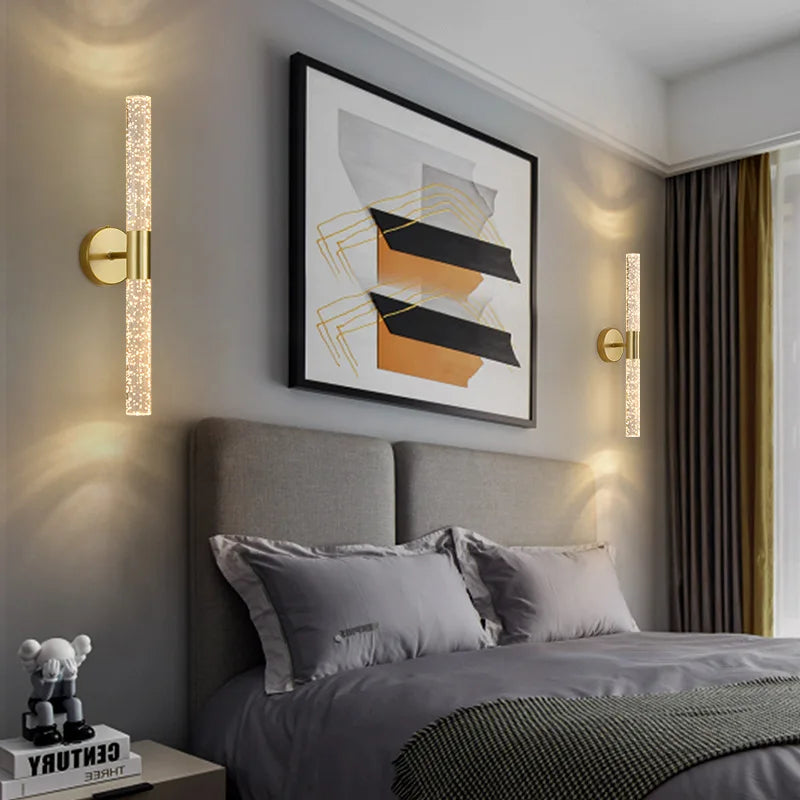 LumiGlas - Kristall-LED-Wandleuchte