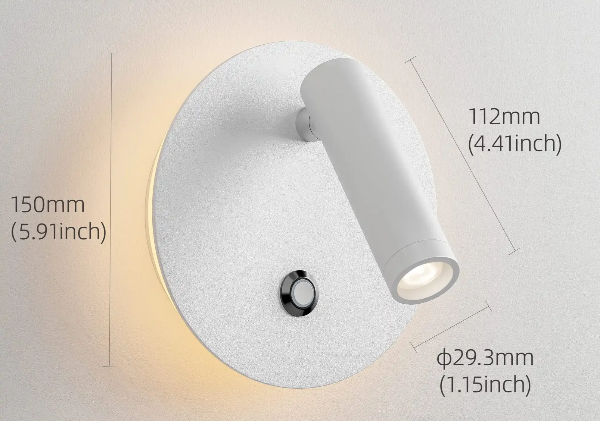 Aisilan TouchGlow LED-Wandleuchte