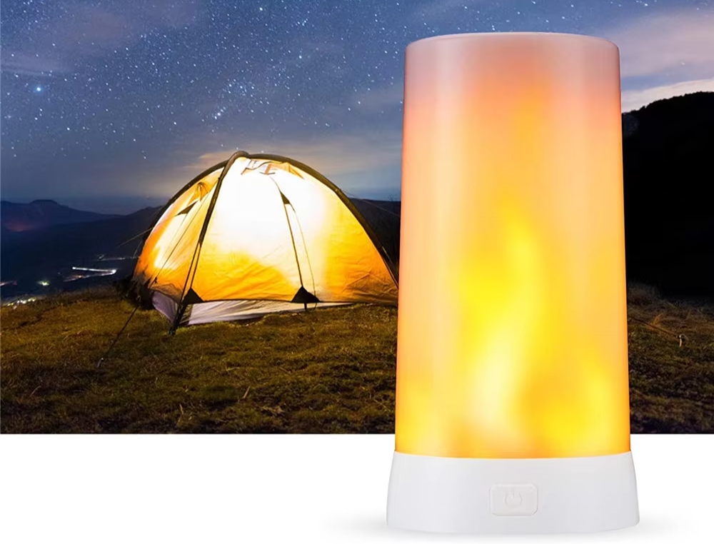 Tabla - USB-LED-Flammenlampe mit realistischer Flamme