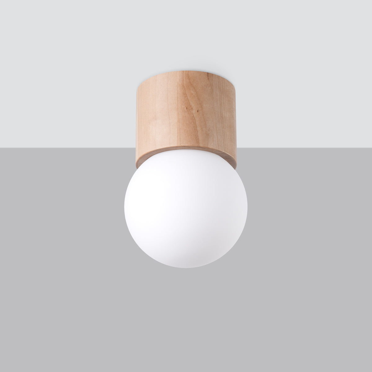 Lucero - Deckenleuchte aus Holz, 12 cm Durchmesser