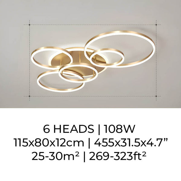 Zenita - LED-Deckenleuchte aus Aluminium