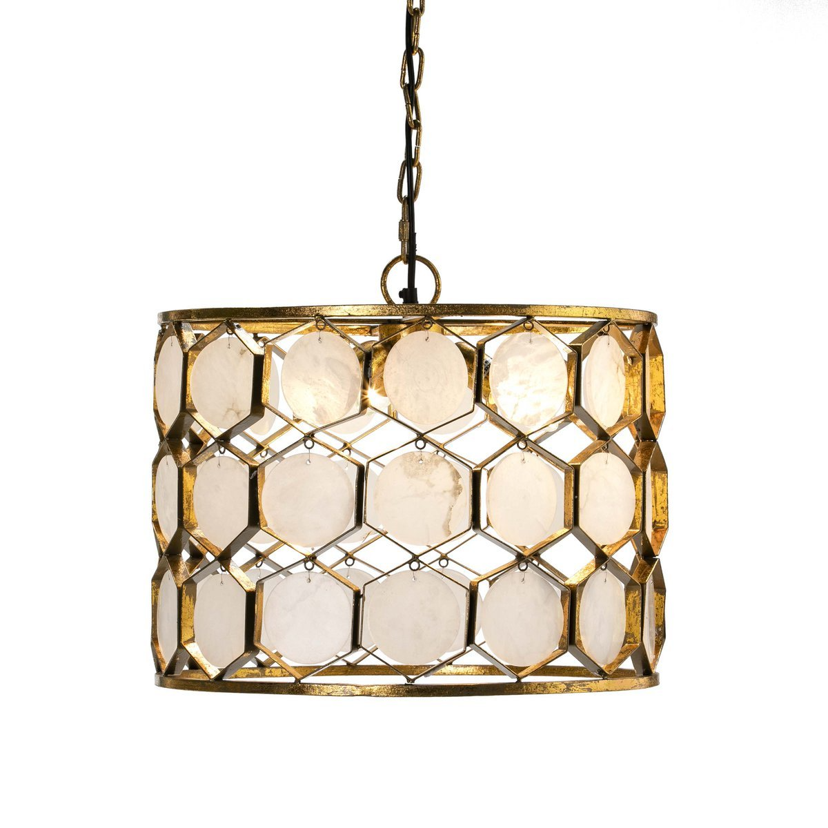 Alexandra - Thai - Deckenleuchte 46x46x40 cm Gold