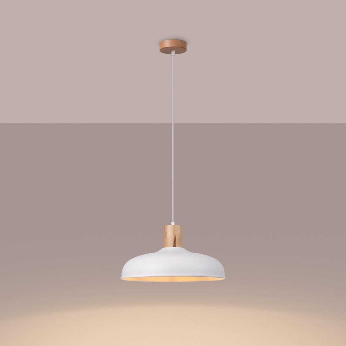Plafona - Weiße Pendelleuchte