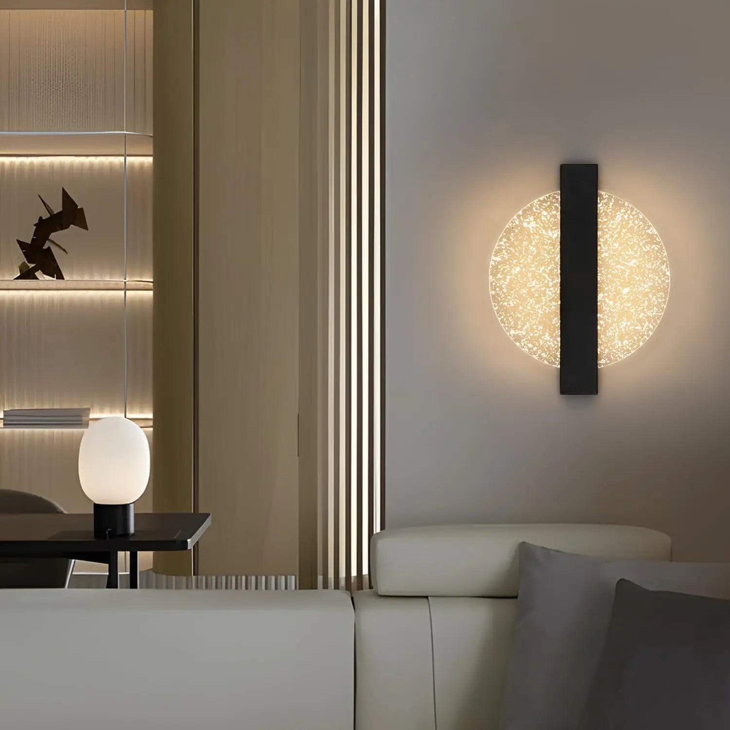 Luara - Runde LED-Wandleuchte 3500K