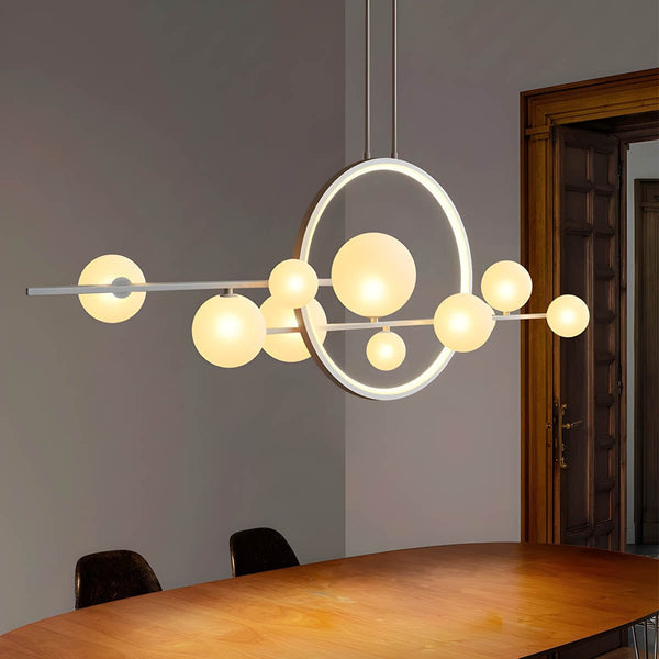 Polara - Moderner Kronleuchter mit Glaskugel