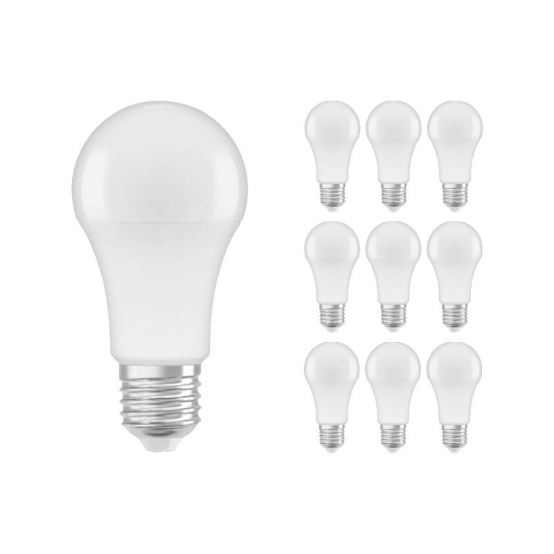 Watty - Vorteilspack 10x Ledvance CLASSIC LED E27 Birne Matt