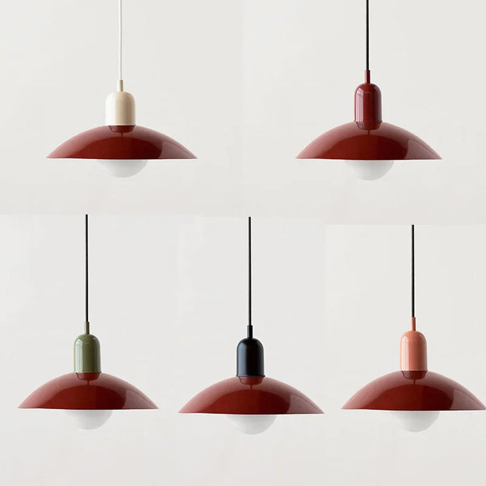 Macaron - Bauhaus Pendelleuchte, Metall & Glas