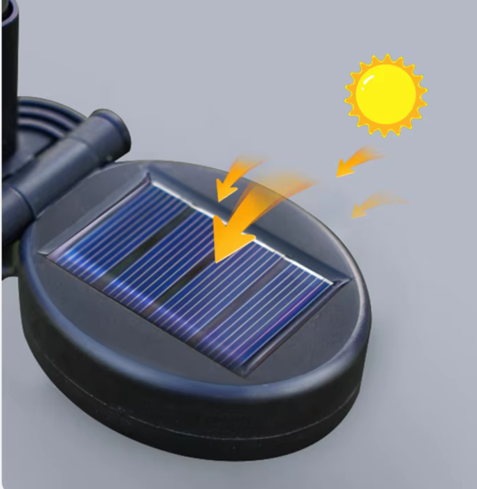 Helio - Solarbetriebene LED-Pilzlampe mit Dämmerungssensor
