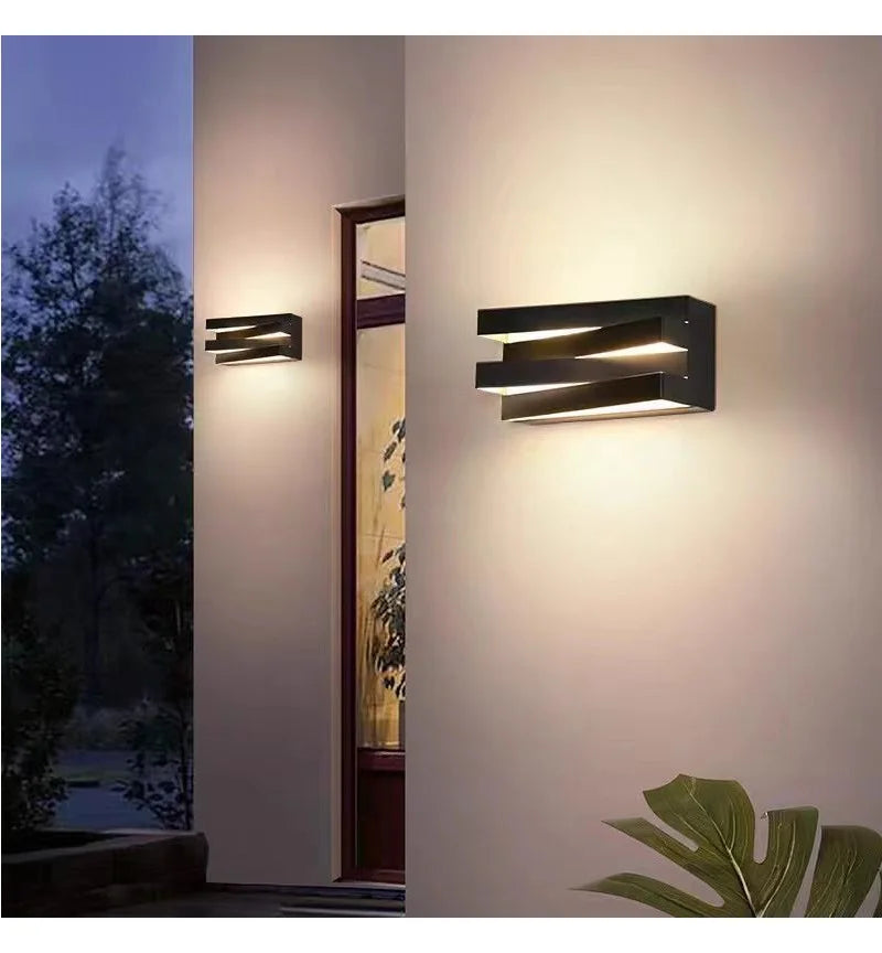 Vortia - LED-Außenwandleuchte IP65 aus Aluminium und