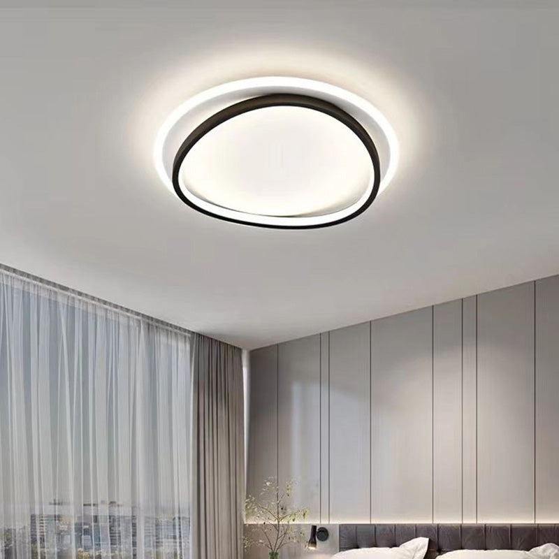 Stella - Moderne LED-Deckenleuchte, schwarz und gold