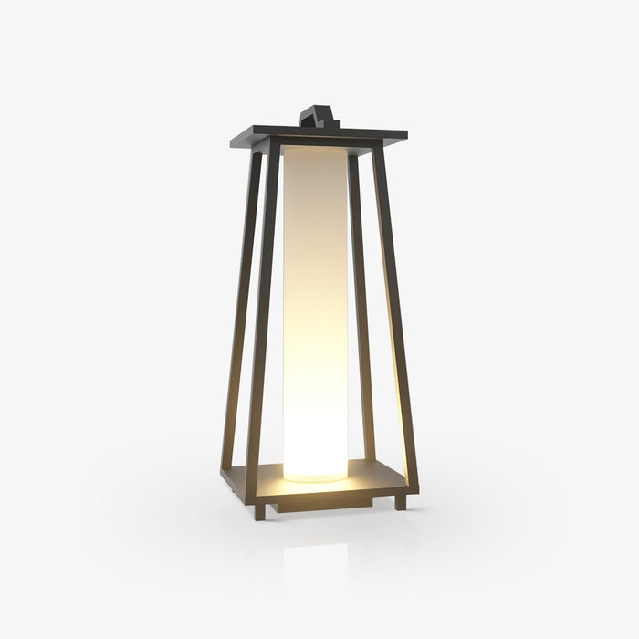 Brix - Tragbare LED Außenlampe Edelstahl