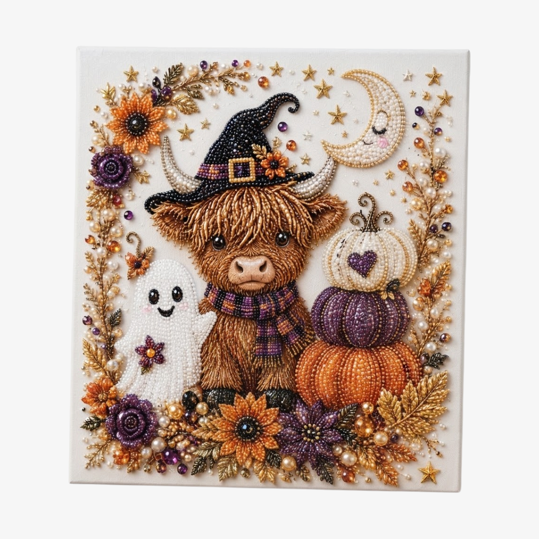 Spookbead – Halloween-Diamantmalerei-Set mit Geistern und Kürbissen