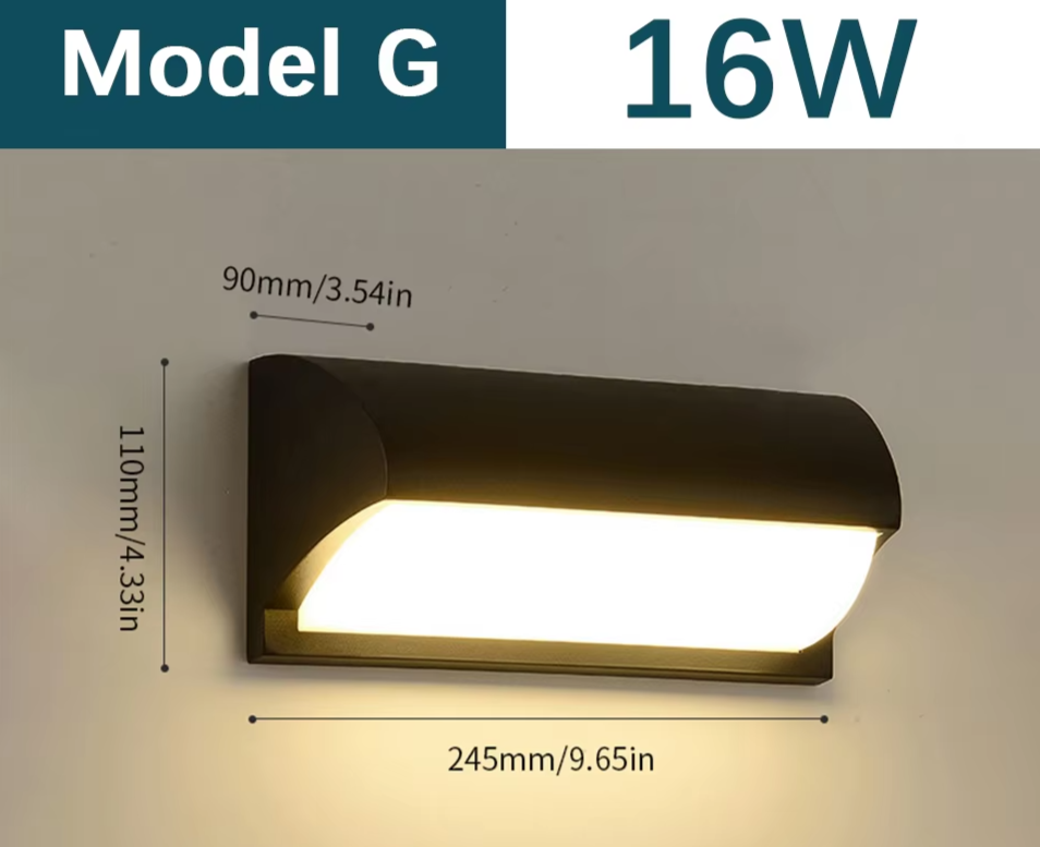 SENSOLUX - LED-Wandleuchte mit Radarsensor IP65