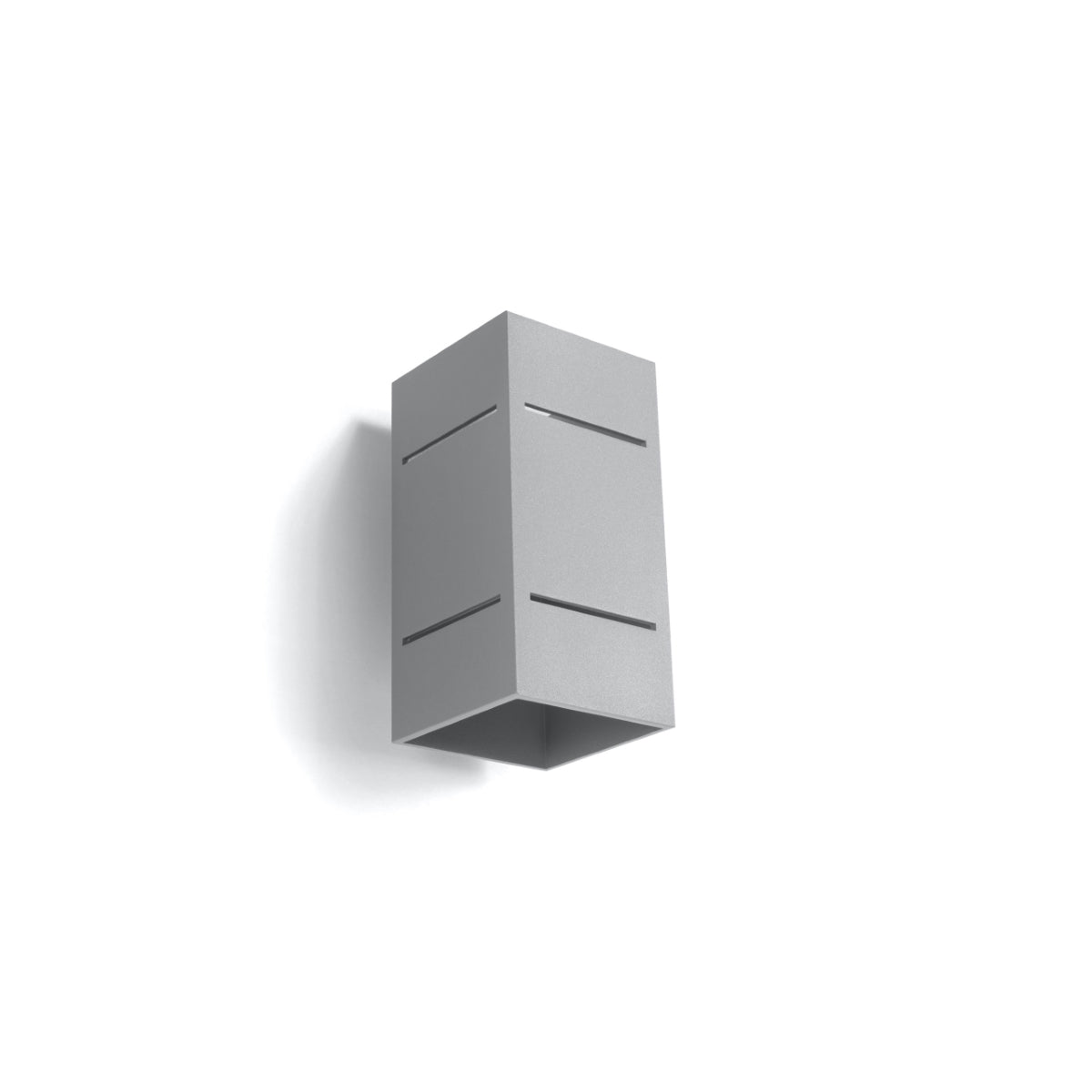 BLOCCO - Wandleuchte, graues Aluminium