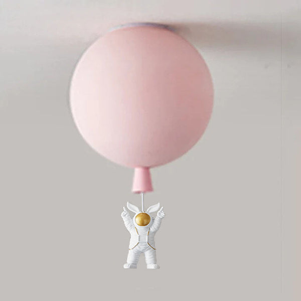 Mond - LED-Deckenleuchte Mond & Astronaut aus Acryl