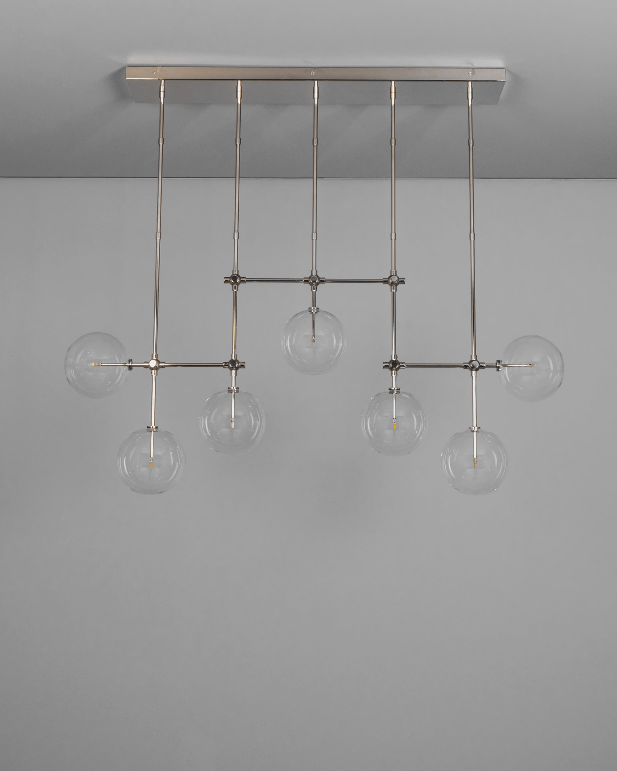 Schwung - Lighting - Pendelleuchte Soap B7MD, Metall/Glas