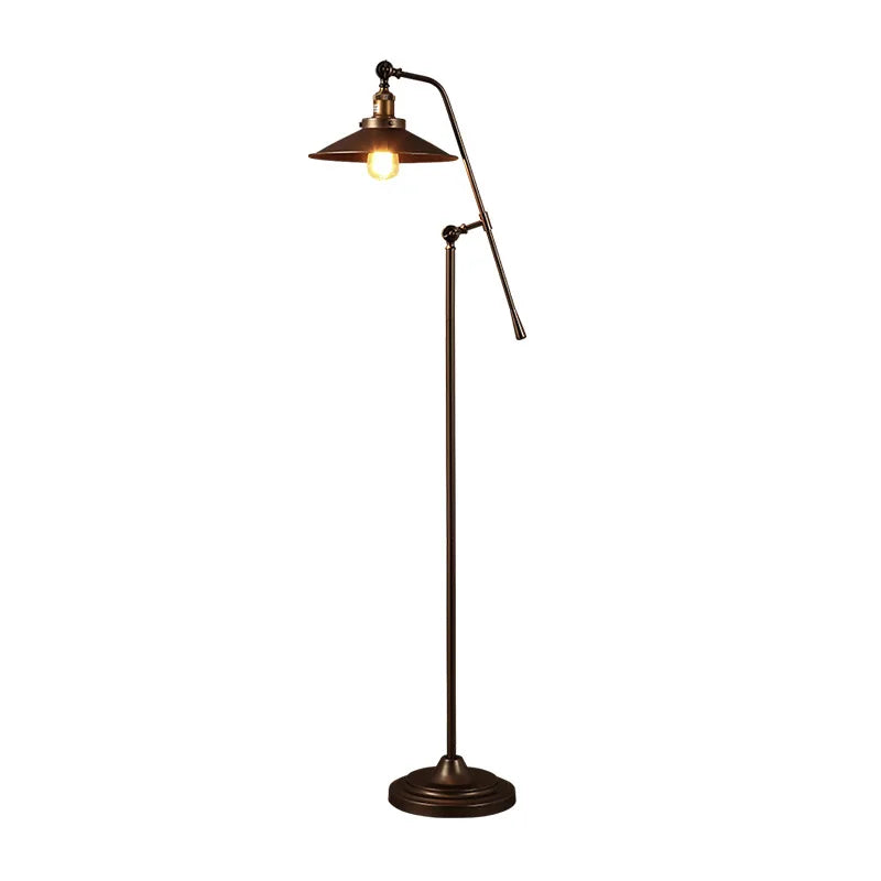 Stela - Retro-Stehlampe E27 mit LED-Leuchtmittel und