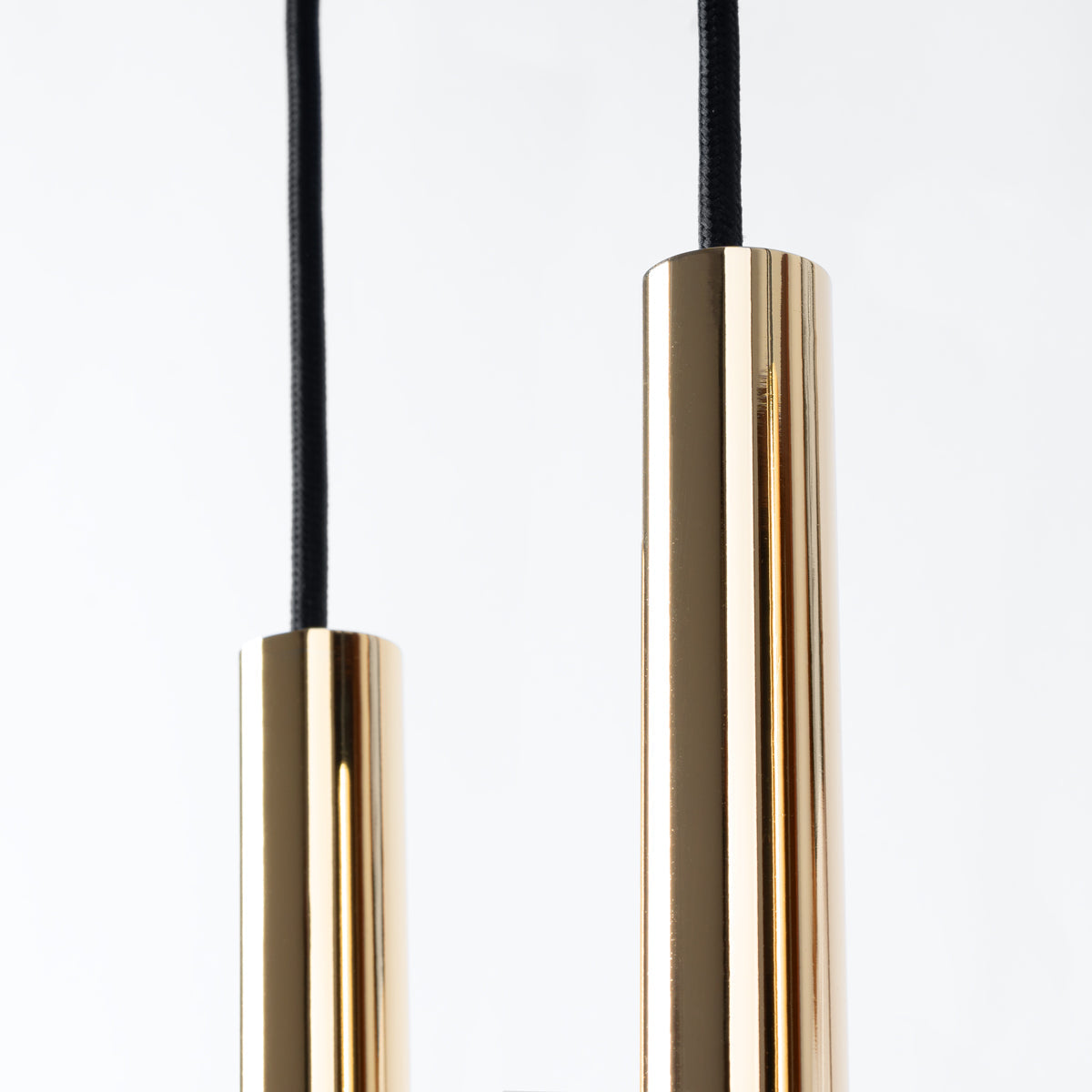 Nimbus - Dreiflammige Pendelleuchte in poliertem Gold