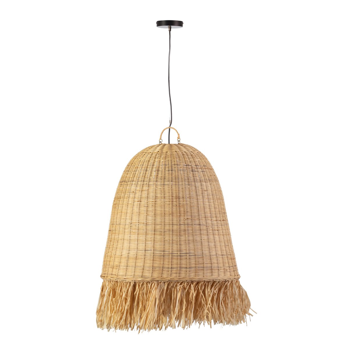 Alexandra - Thai - Deckenleuchte aus Naturrattan und Sisal