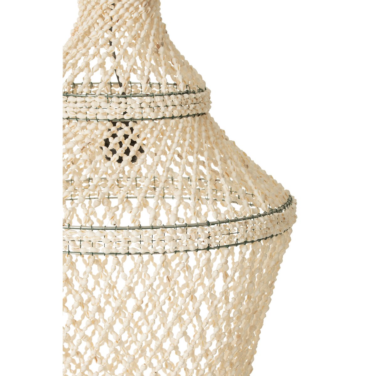 J-Line - Lisa Lampenschirm aus Stein und Muscheln