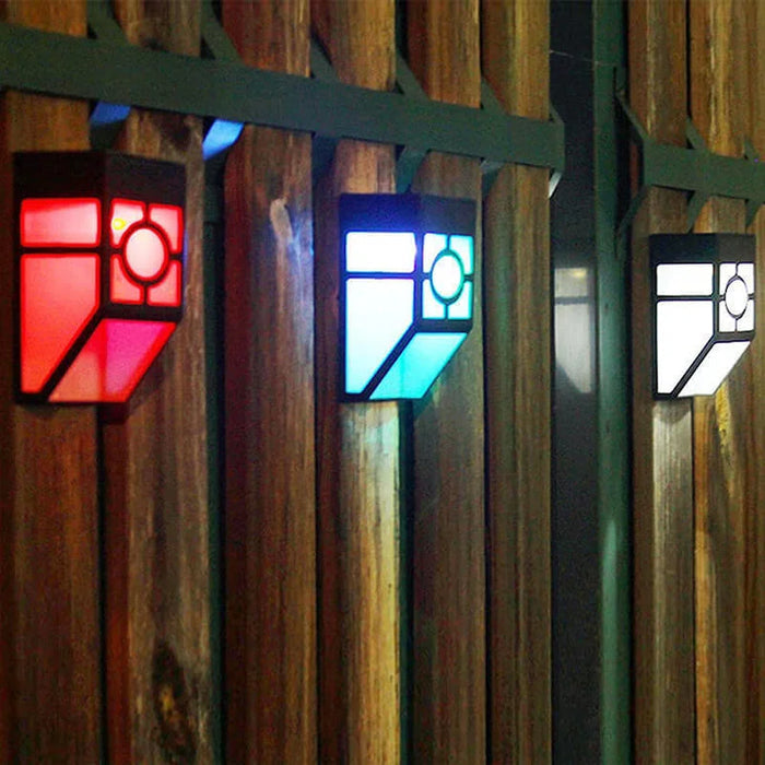 Zonne - LED-Wandleuchte