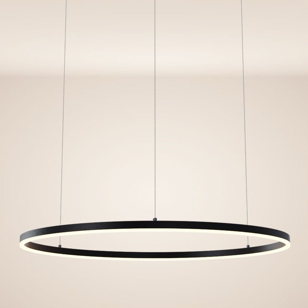 Ø100 - LED-Ringpendelleuchte Ø100 cm mit Direktlicht