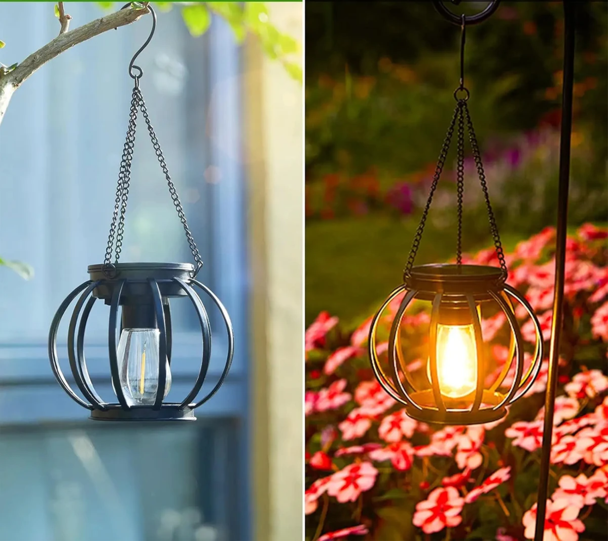 Solara - Vintage Solar-LED-Laterne aus Eisen, Schutzart IP65