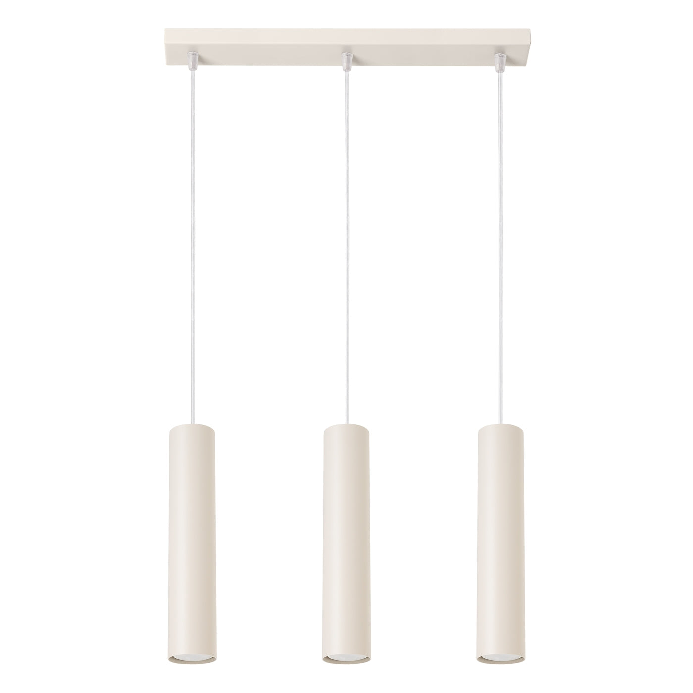 Solara - 3-flammige Pendelleuchte, beige