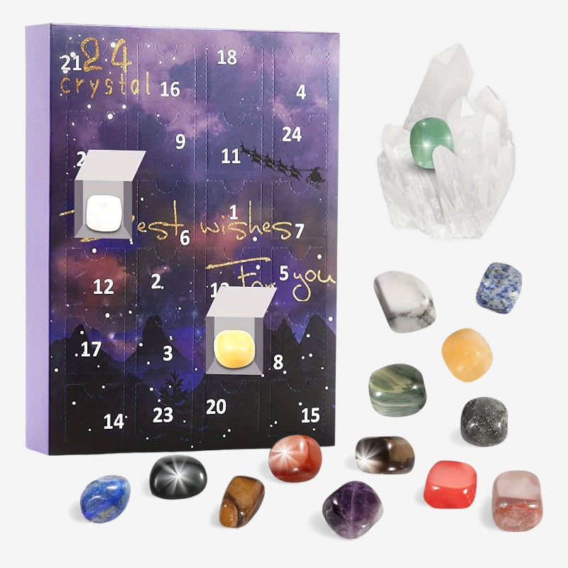 StoneMira - Adventskalender mit natürlichen Steinen für die Saison