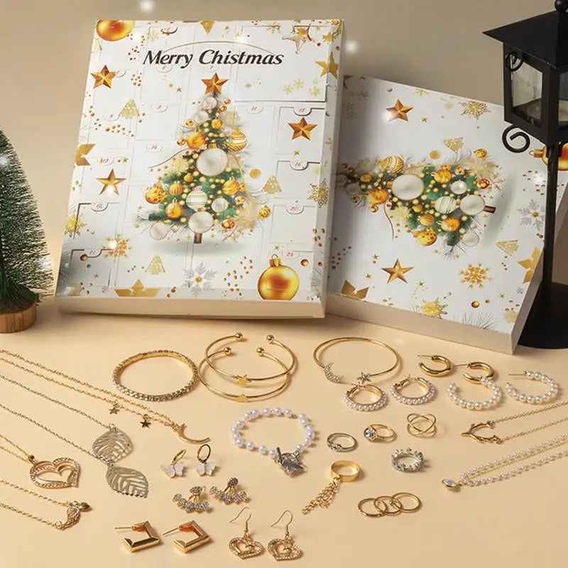 JewelReveal - Schmuck-Adventskalender 2026 mit Halsketten und Ringen