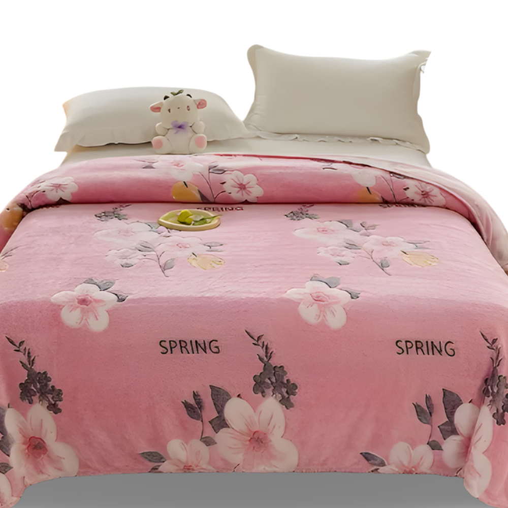 All-Season Coral Fleece Kusheldecke - Weiche, Maschinenwaschbare Decke für Zuhause, Büro und als Geschenk