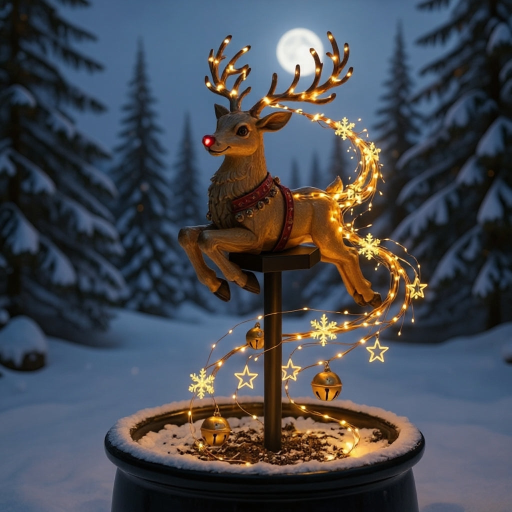 Solarglow - Solar-Weihnachtsdekoration mit LED-Licht für den Außenbereich