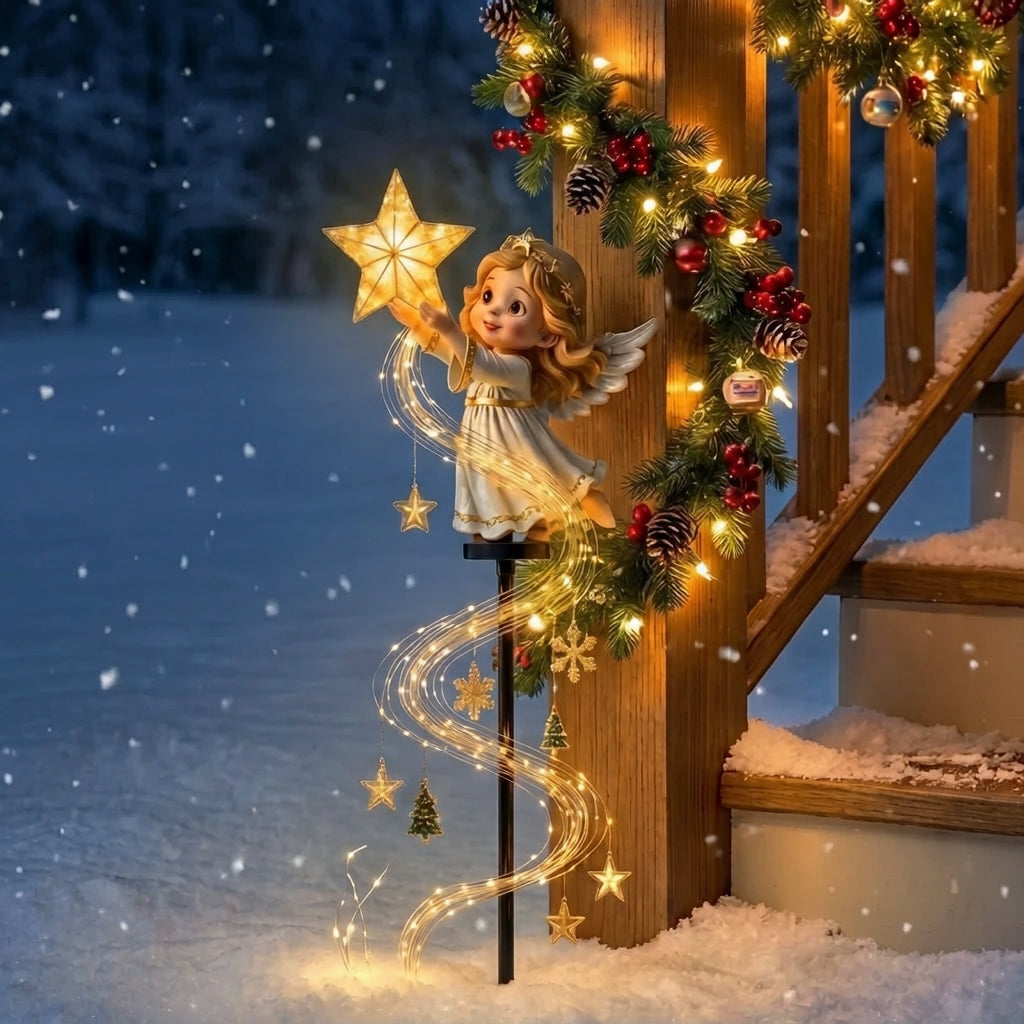 Solarglow - Solar-Weihnachtsdekoration mit LED-Licht für den Außenbereich