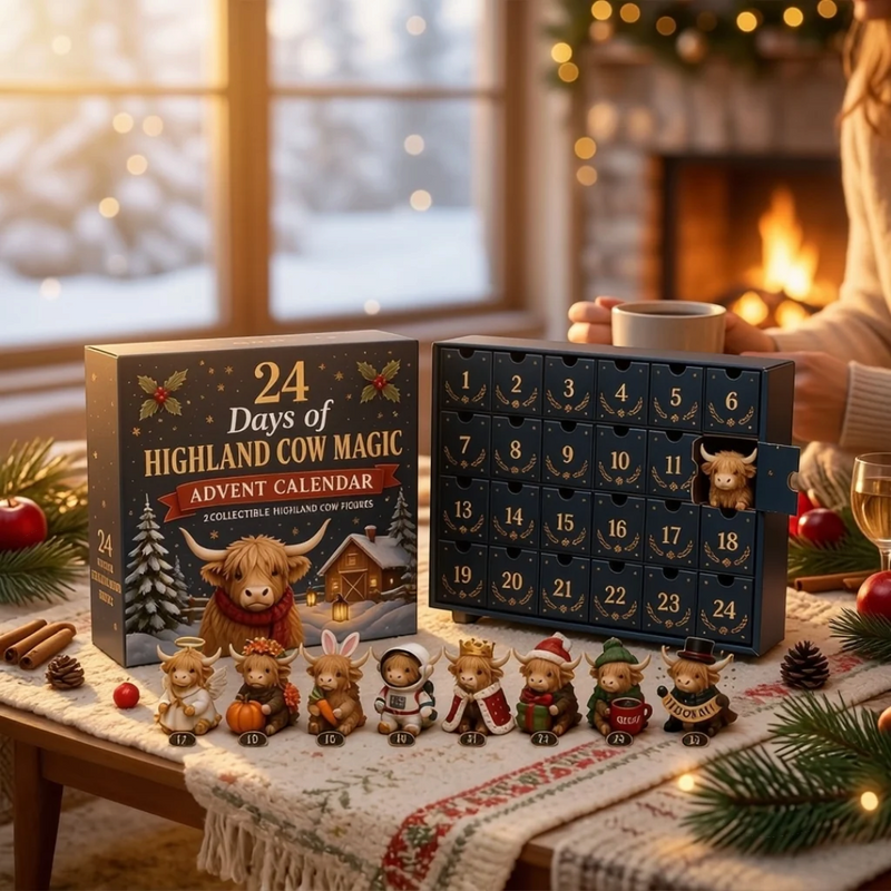Highlora – 24-Tage-Highland-Cow-Adventskalender